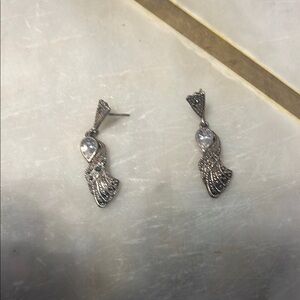 Elegant Silver Dangle Earrings